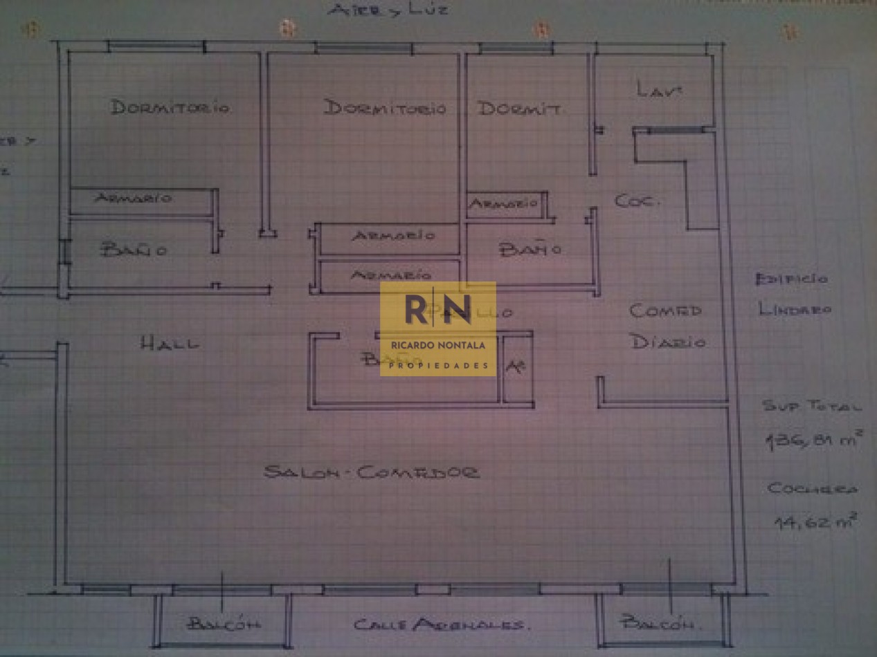 4 AMBIENTES. PLAZACOLON.COCHERA